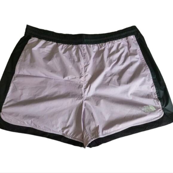 The North Face Hydrenaline 2000 woven shorts in lilac and black Plus Size 3X New - Picture 4 of 14